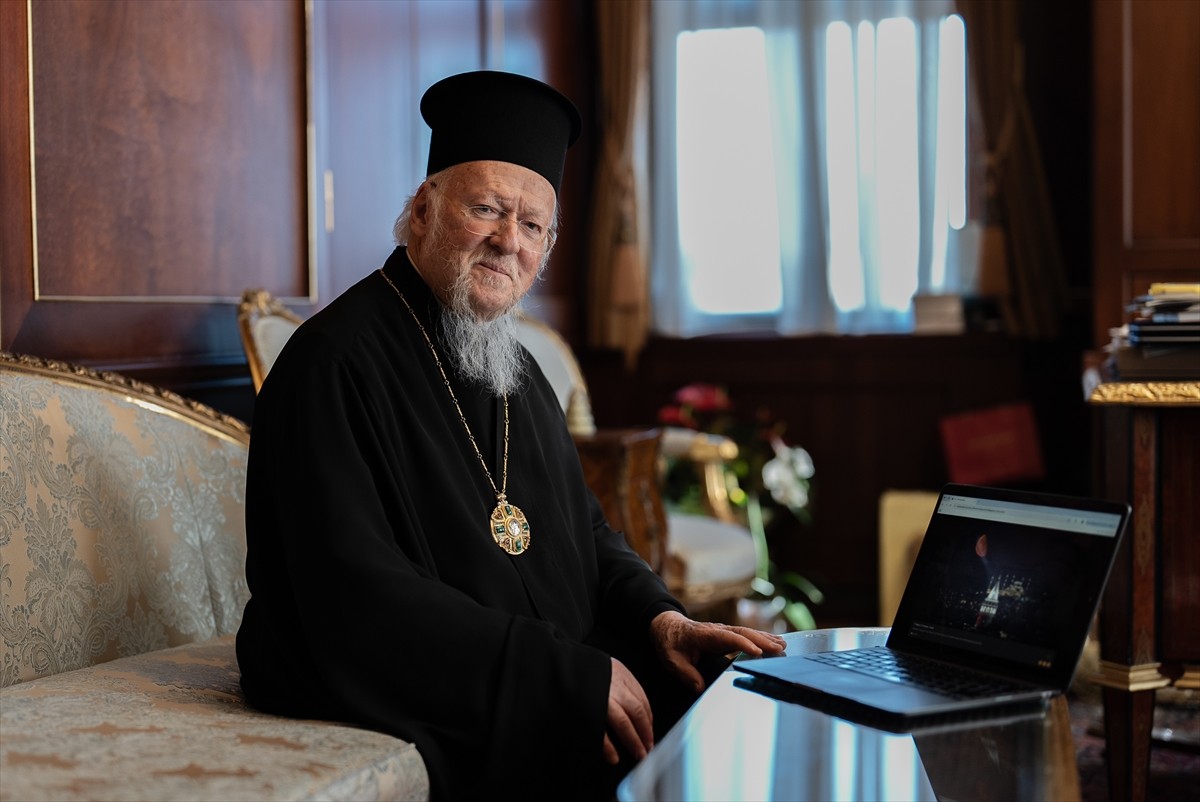 Fener Rum Patriği Bartholomeos, Anadolu Ajansının (AA) gözünden 2024'e damga vuran olaylara ait...