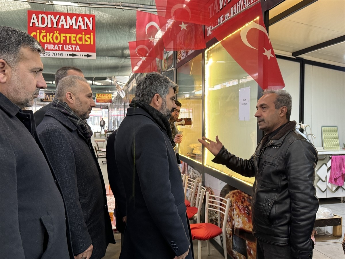 HÜDA PAR Deprem Bölgesi Araştırma Komisyonu heyeti, Kahramanmaraş merkezli 6 Şubat 2023'teki...