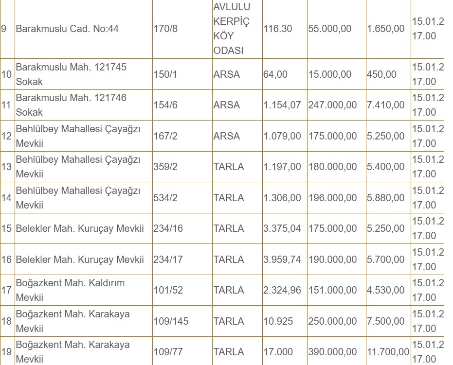 Kolay ev sahibi olma fırsatı açıklandı: 55.000 TL'ye İhaleler başlıyor