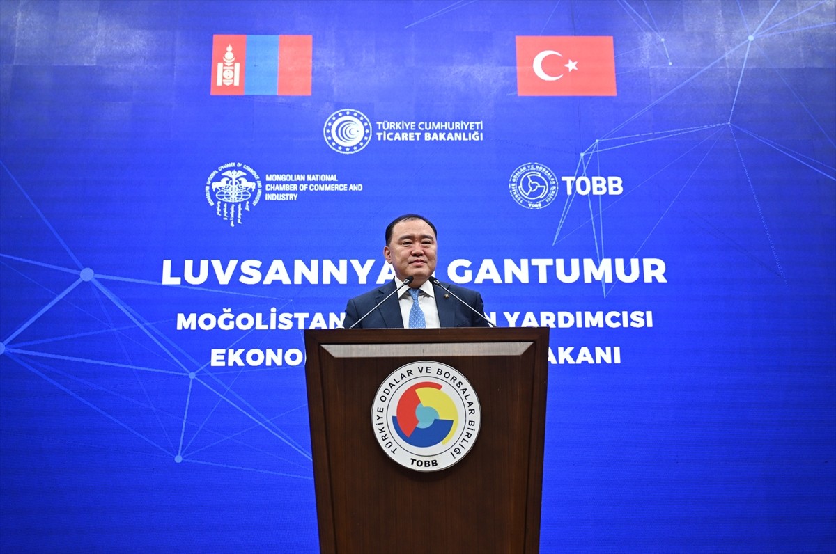Moğolistan Başbakan Yardımcısı, Ekonomi ve Kalkınma Bakanı Luvsannyam Gantumur, TOBB Başkanı Rifat...