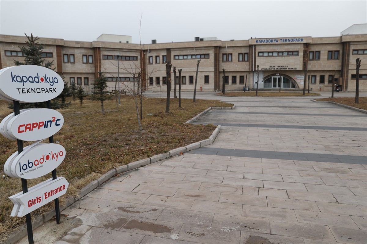 Nevşehir'de, 2018 yılında açılışı gerçekleştirilen Kapadokya Teknopark'ta farklı sektörlerde...