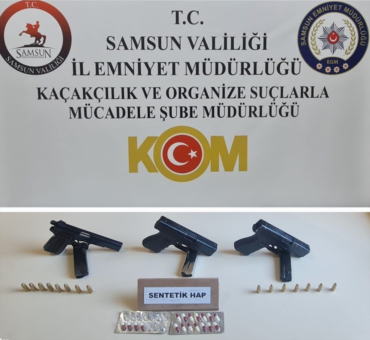 Samsun'un Havza ilçesinde düzenlenen operasyonda biri firari 6 kişi yakalandı. Yapılan aramada, 3...