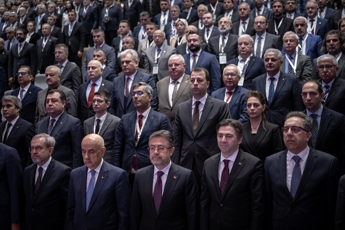 Tarım ve Orman Bakanı İbrahim Yumaklı (önde ortada), Tarım ve Orman Bakan Yardımcısı Ahmet Bağcı...