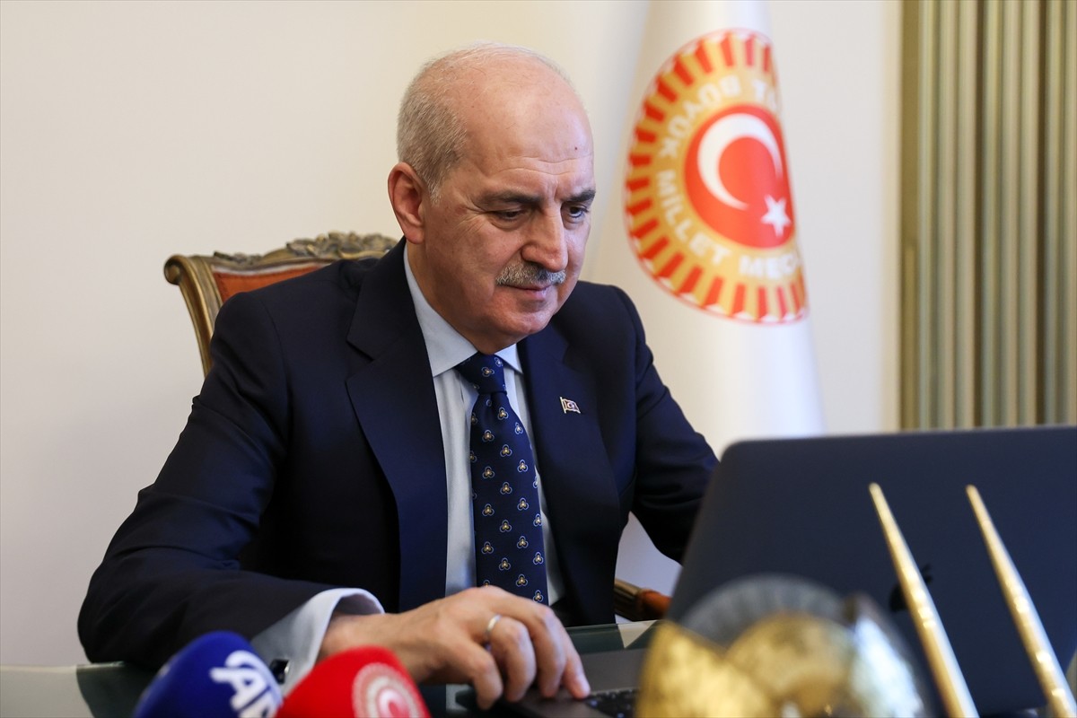 TBMM Başkanı Numan Kurtulmuş, Anadolu Ajansının (AA) gözünden 2024'e damga vuran olaylara ve...