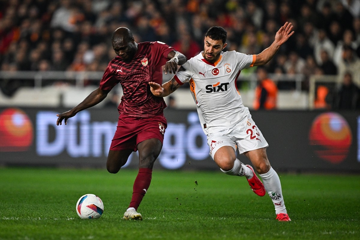Trendyol Süper Lig'in 20. haftasında Atakaş Hatayspor ile Galatasaray, Mersin Stadı'nda...