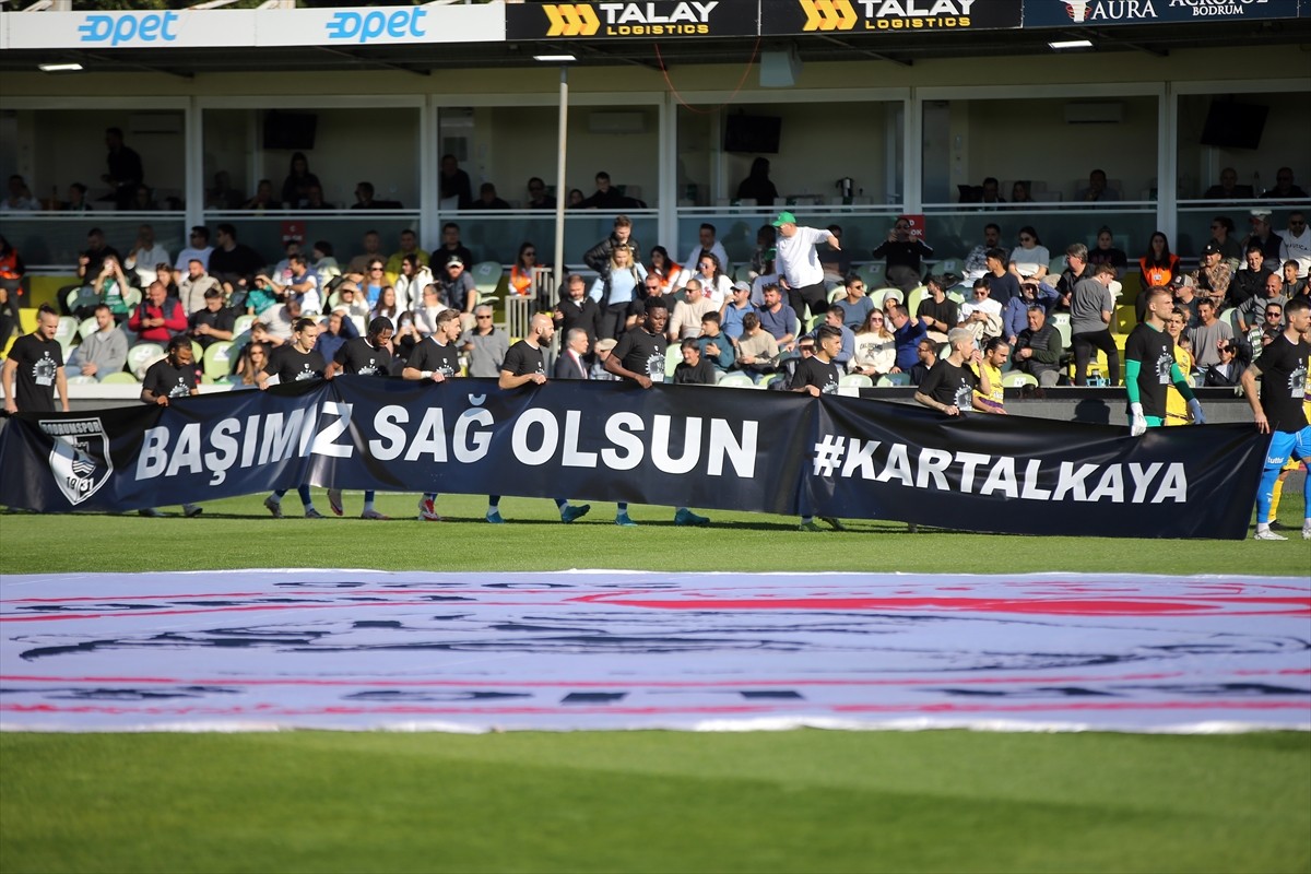 Trendyol Süper Lig'in 21. haftasında Sipay Bodrum FK, İkas Eyüpspor Grey Beton Bodrum Stadı’nda...