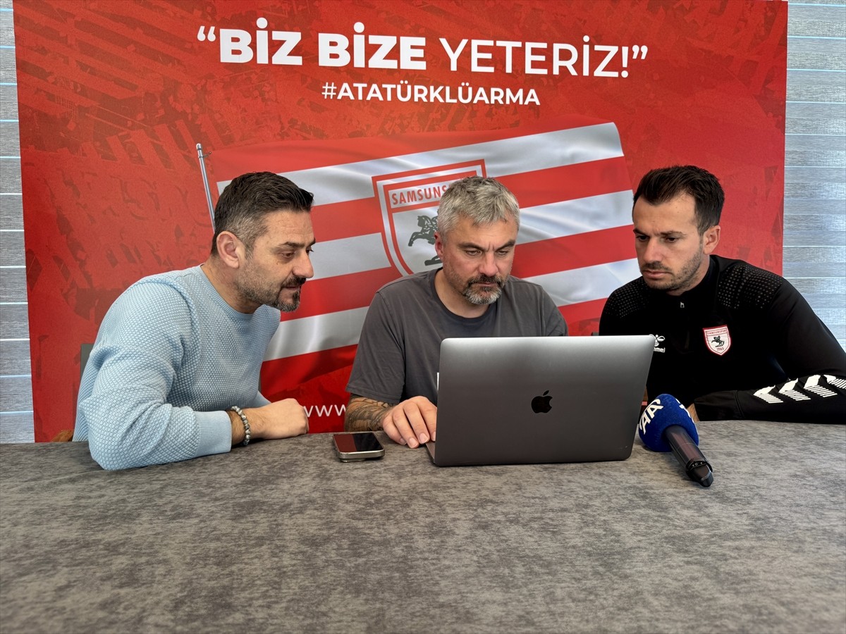 Trendyol Süper Lig ekiplerinden Reeder Samsunspor'un Alman teknik direktörü Thomas Reis, Anadolu...