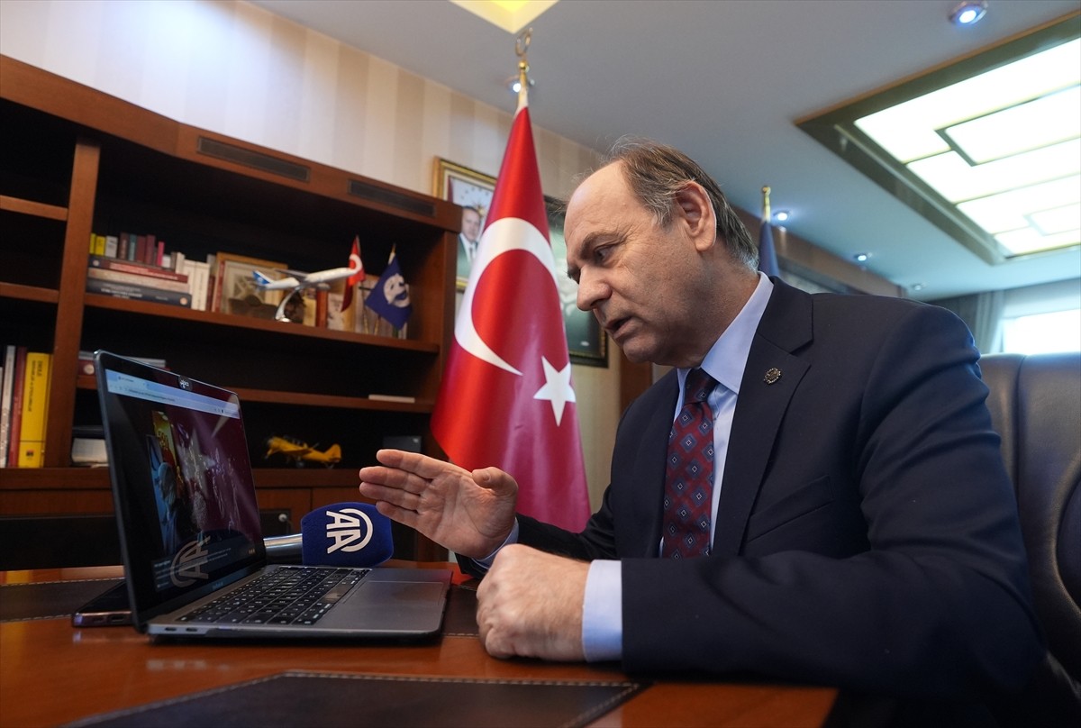 Türk Hava Kurumu (THK) Üniversitesi Rektörü Prof. Dr. Rahmi Er, Anadolu Ajansının (AA) "Yılın...