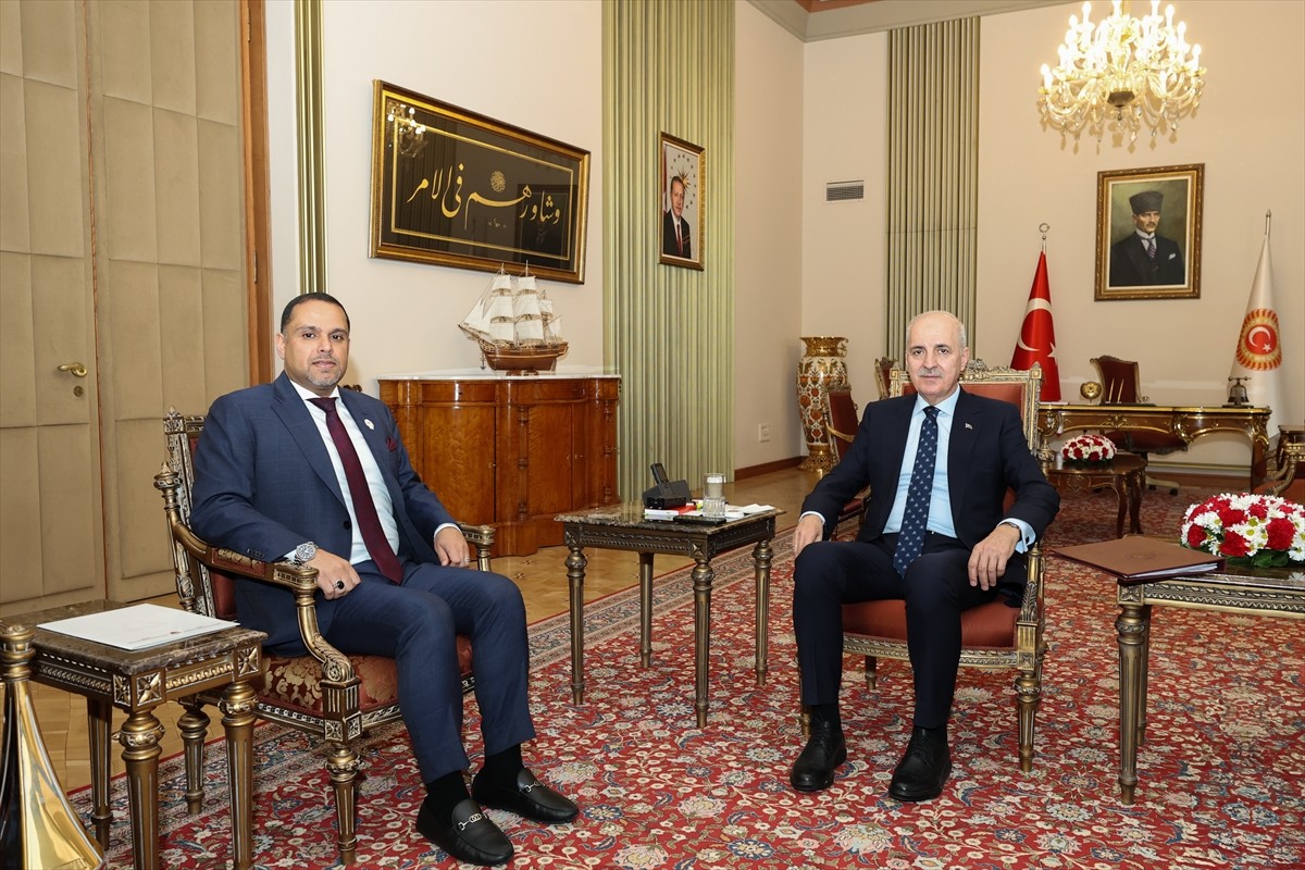 Türkiye Büyük Millet Meclisi (TBMM) Başkanı Numan Kurtulmuş, Bahreyn'in Ankara Büyükelçisi Bessam...