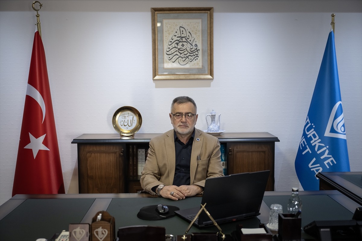 Türkiye Diyanet Vakfı (TDV) Genel Müdürü İzani Turan, Anadolu Ajansının (AA) gözünden 2024'e damga...