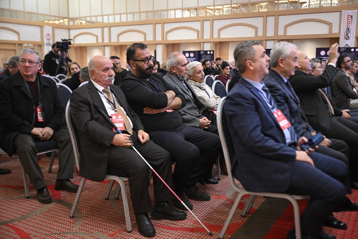 Türkiye Görme Engelliler Spor Federasyonu'nun 6. olağan genel kurulu bir otelde yapıldı....