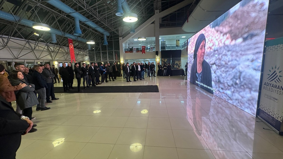 Adıyaman Belediyesi'nin 6 Şubat 2023 depremlerine dikkat çekmek için yürüttüğü proje kapsamında...