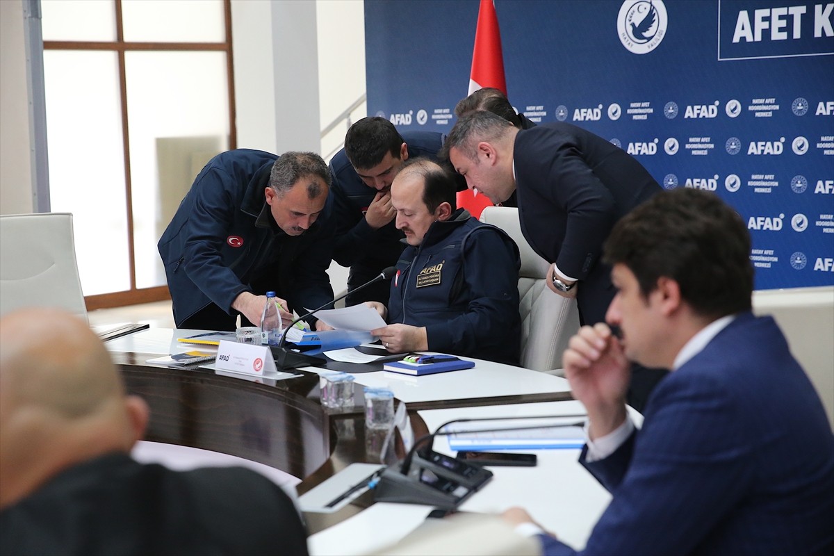 Afet ve Acil Durum Yönetimi (AFAD) Başkanı Ali Hamza Pehlivan, Hatay'da, Afet Koordinasyon...