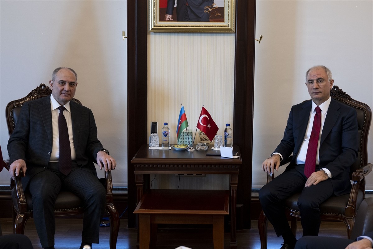 AK Parti Genel Başkanvekili Efkan Ala (sağ 3), Yeni Azerbaycan Partisi (YAP) Genel Başkan...