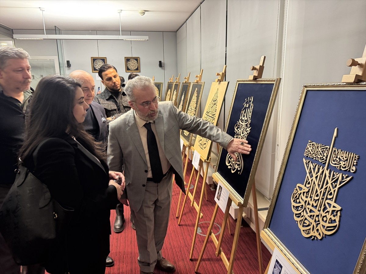 Almanya'nın başkenti Berlin'de Yunus Emre Enstitüsü'nde "Yazı ile Ahşabın Buluşması" adlı...