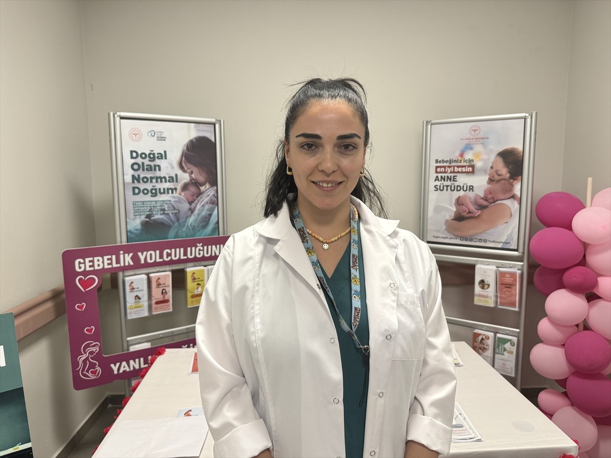 Antalya Şehir Hastanesi'nde, gebelerin bütün süreçlerinin sağlıklı takip edilebilmesi için ebe...