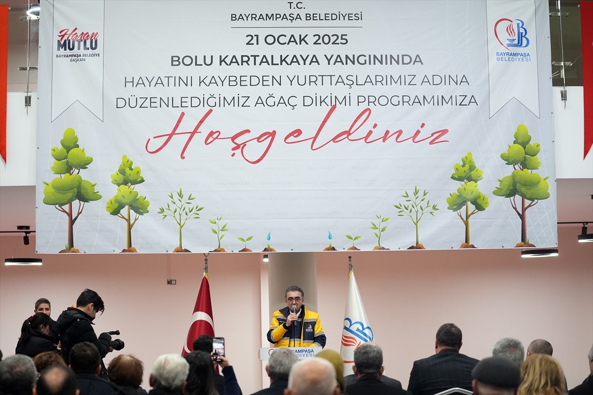 Bayrampaşa Belediyesince, Bolu Kartalkaya'daki otel yangınında hayatını kaybeden 78 kişi anısına...