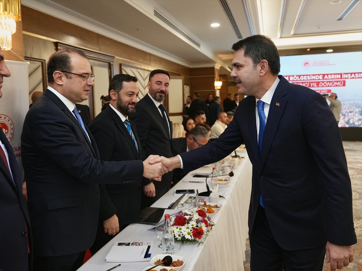 Çevre, Şehircilik ve İklim Değişikliği Bakanı Murat Kurum, Adıyaman'da düzenlenen "Asrın İnşası ve...