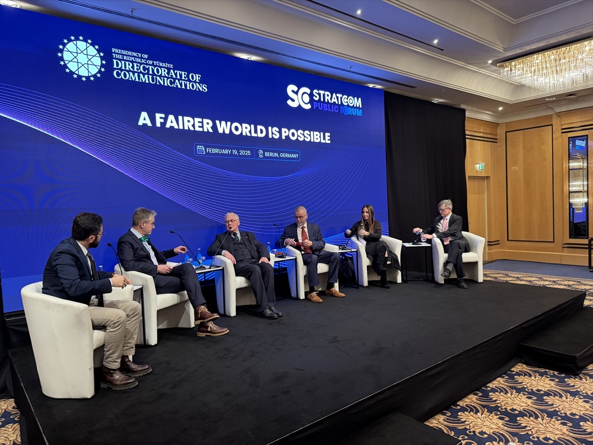 Cumhurbaşkanlığı İletişim Başkanlığı tarafından Almanya'nın başkenti Berlin'de "Daha Adil Bir...