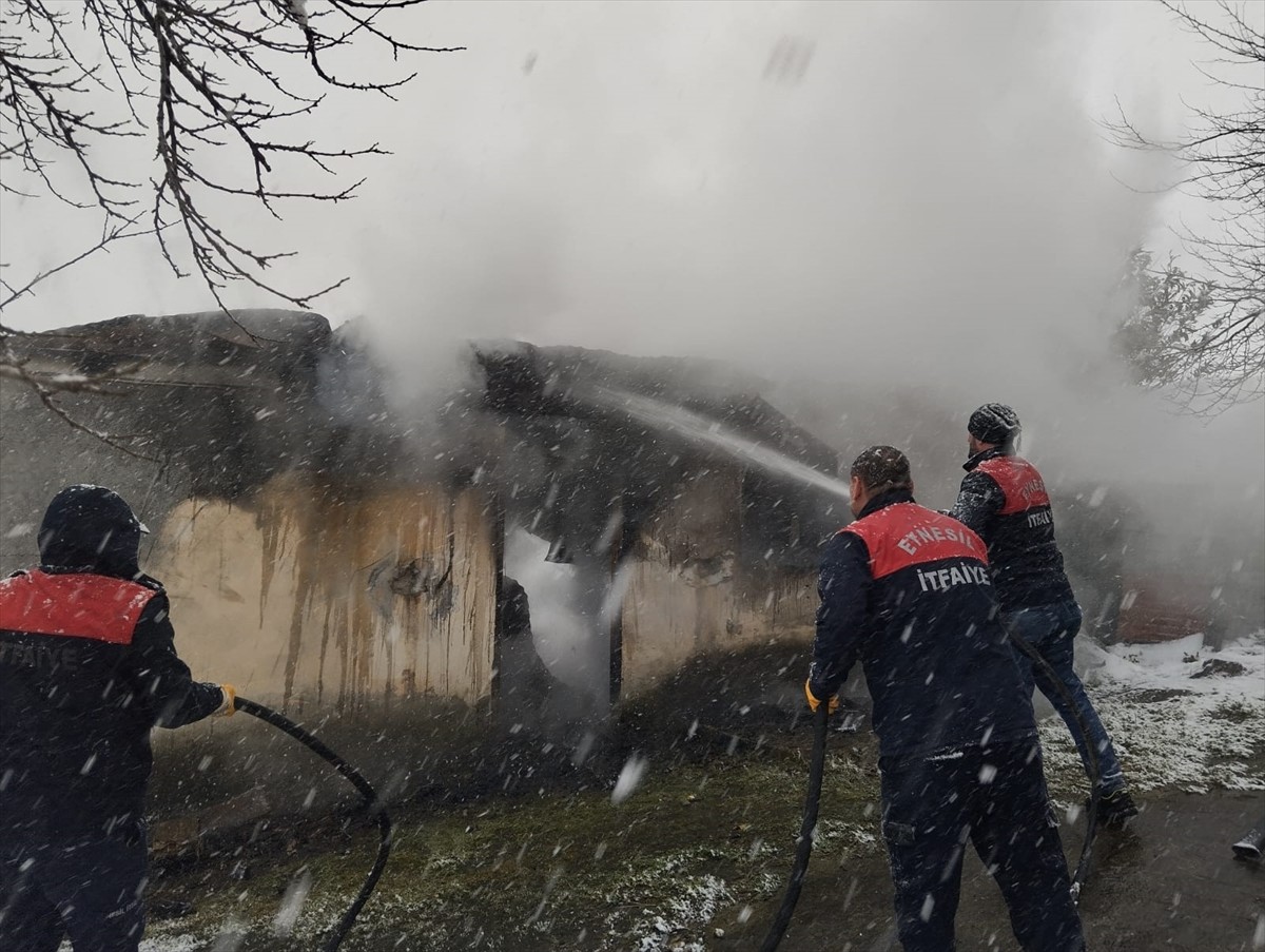  Giresun'un Eynesil ilçesinde bir evde çıkan yangında 78 yaşındaki kişi hayatını kaybetti.