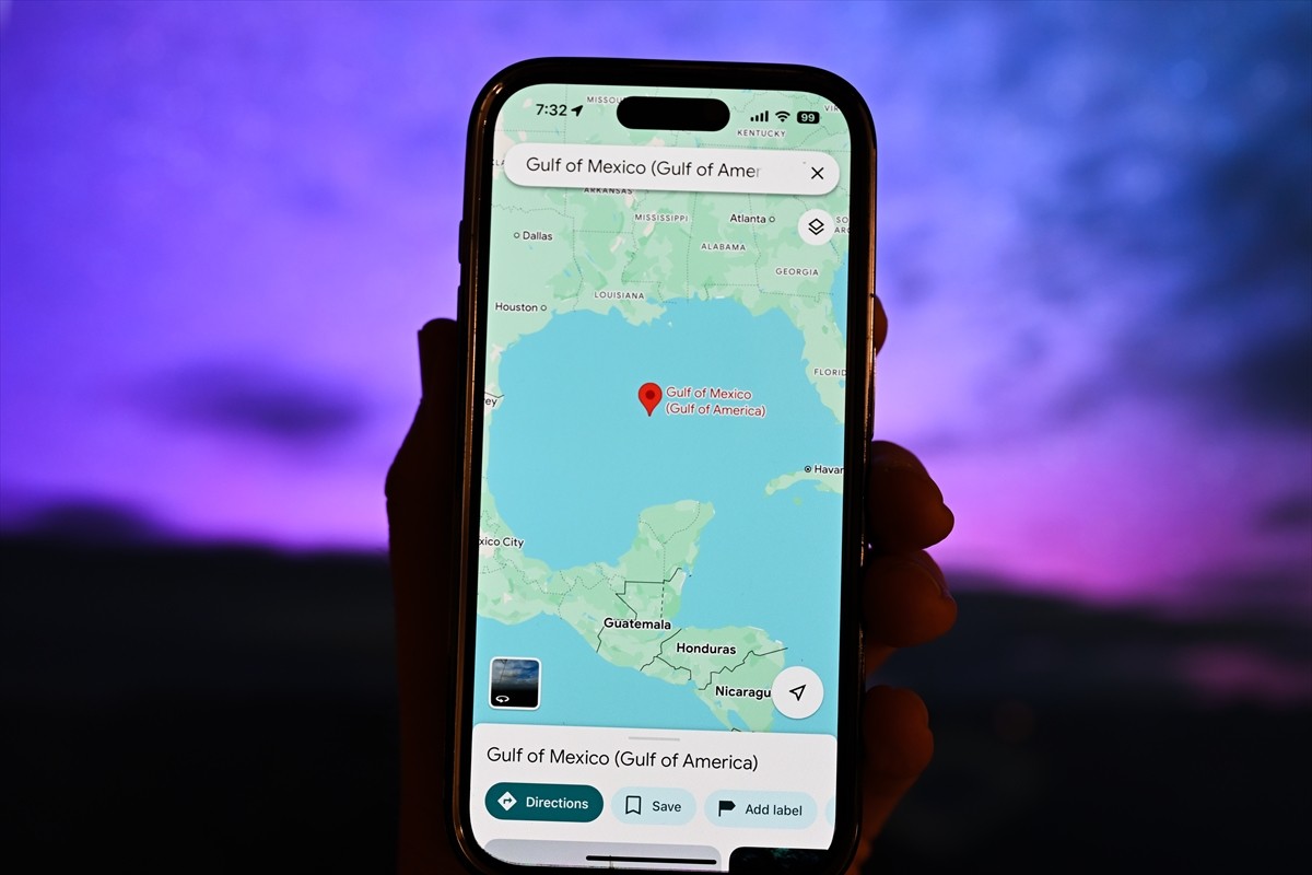 Google, ABD Başkanı Donald Trump'ın talimatına uyarak, "Meksika Körfezi" ismini ABD'deki harita...