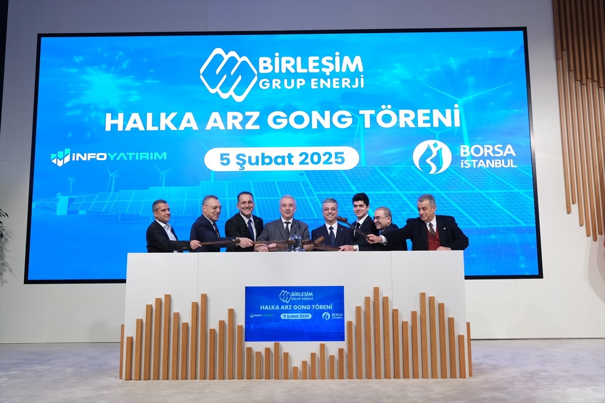 Halka arz sürecini tamamlayan Birleşim Grup Enerji için Borsa İstanbul'da gong töreni düzenlendi....