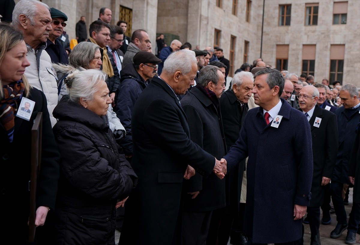 Hayatını kaybeden 19. Dönem CHP Gaziantep Milletvekili Mustafa Doğan için Meclis'te cenaze töreni...