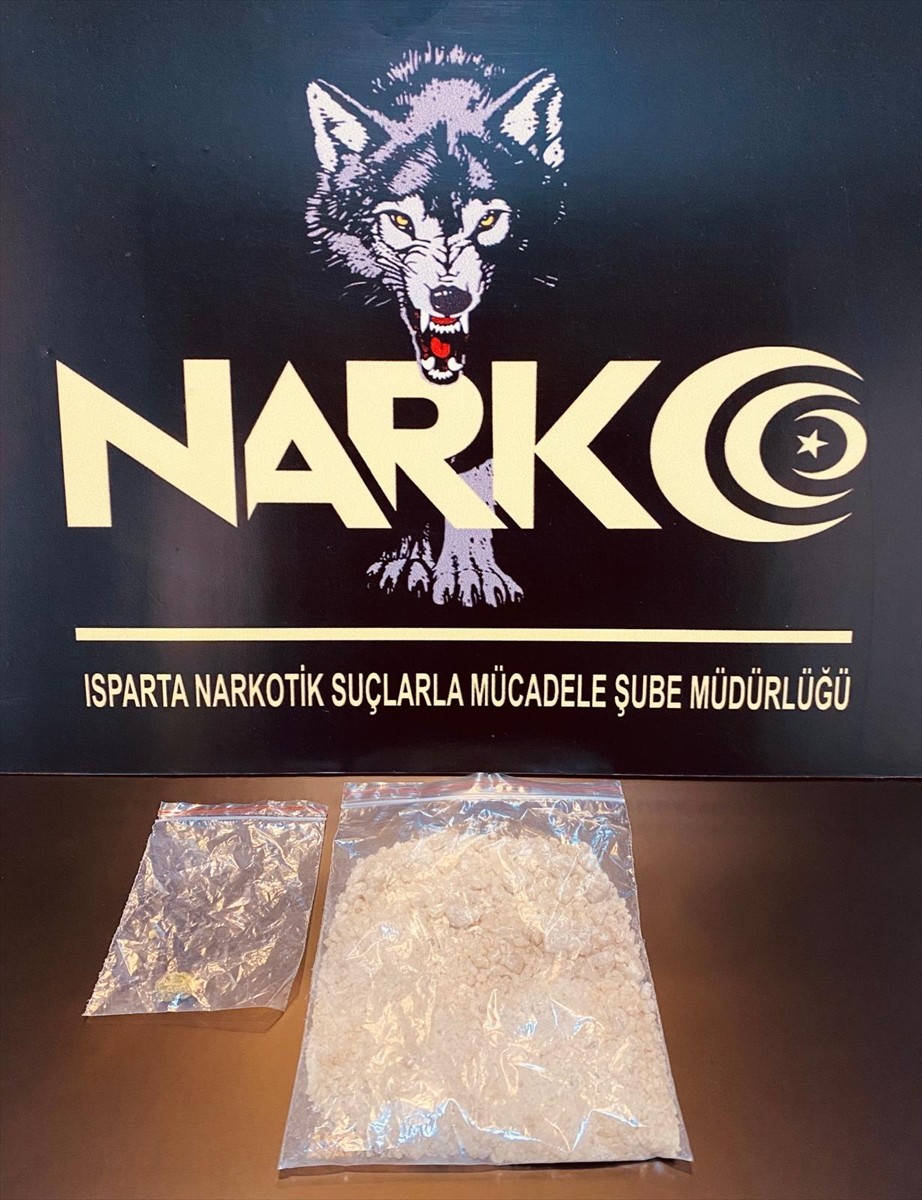 Isparta'da düzenlenen uyuşturucu operasyonunda 1 şüpheli tutuklandı.