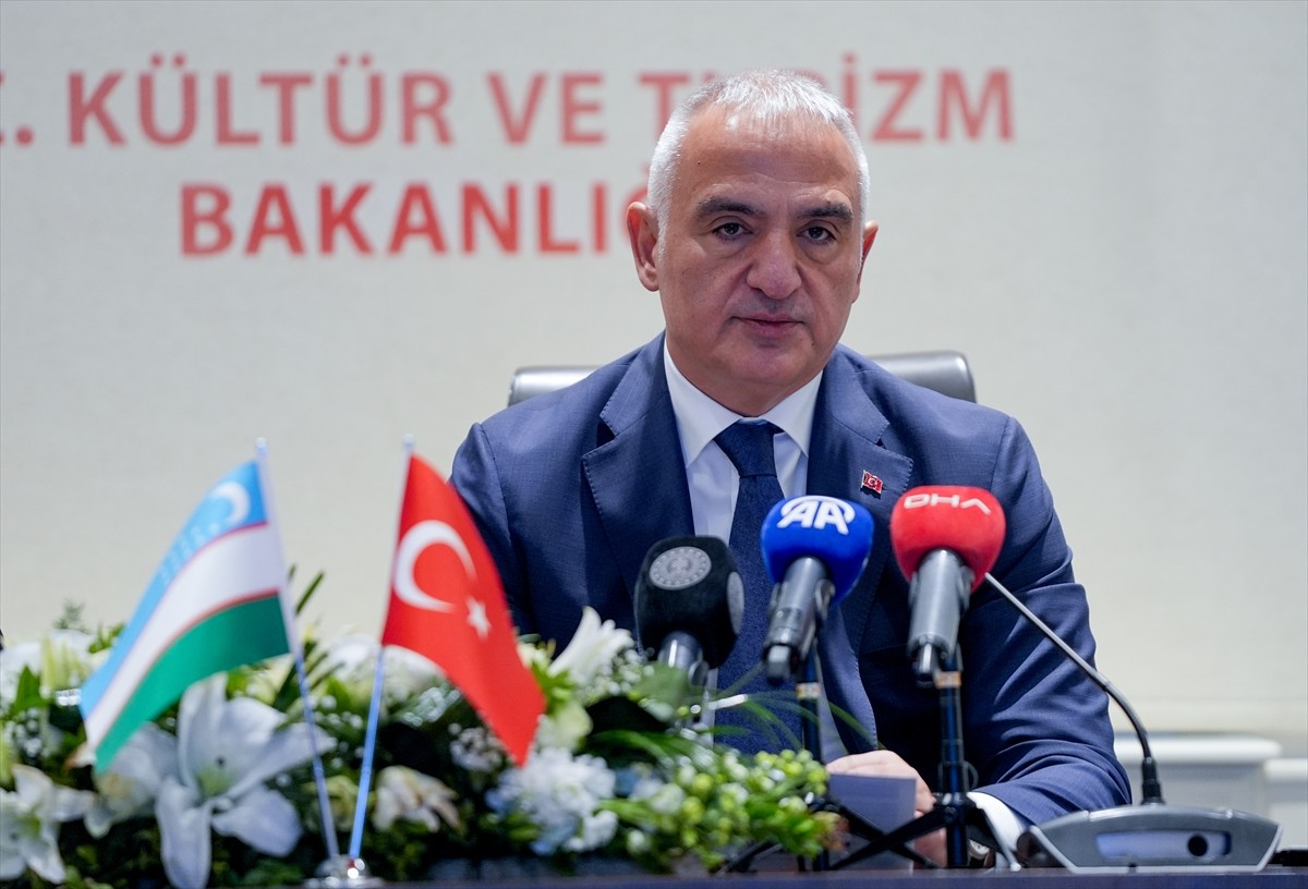 Kültür ve Turizm Bakanı Mehmet Nuri Ersoy ile Özbekistan Cumhuriyeti Ekoloji, Çevre Koruma ve...