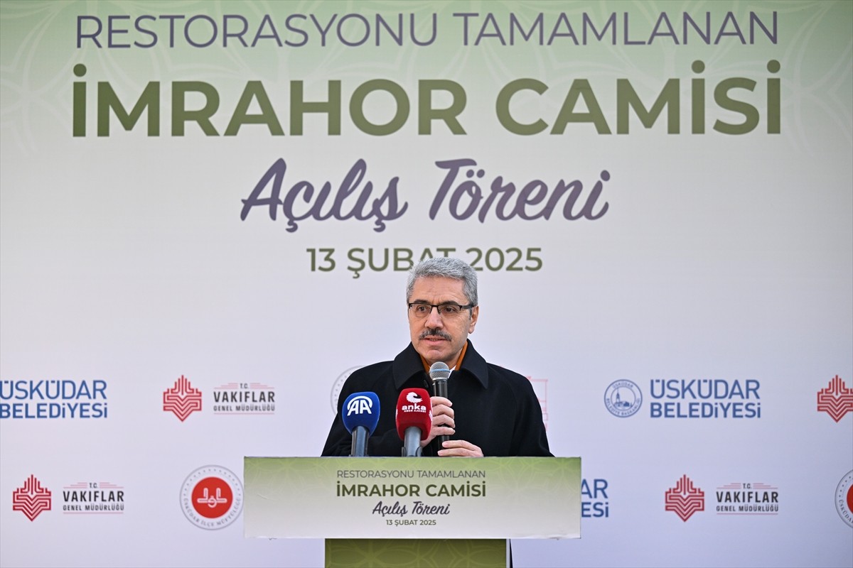 Kültür ve Turizm Bakanlığı Vakıflar Genel Müdürlüğü mülkiyetinde olan Üsküdar'daki İmrahor Camisi...