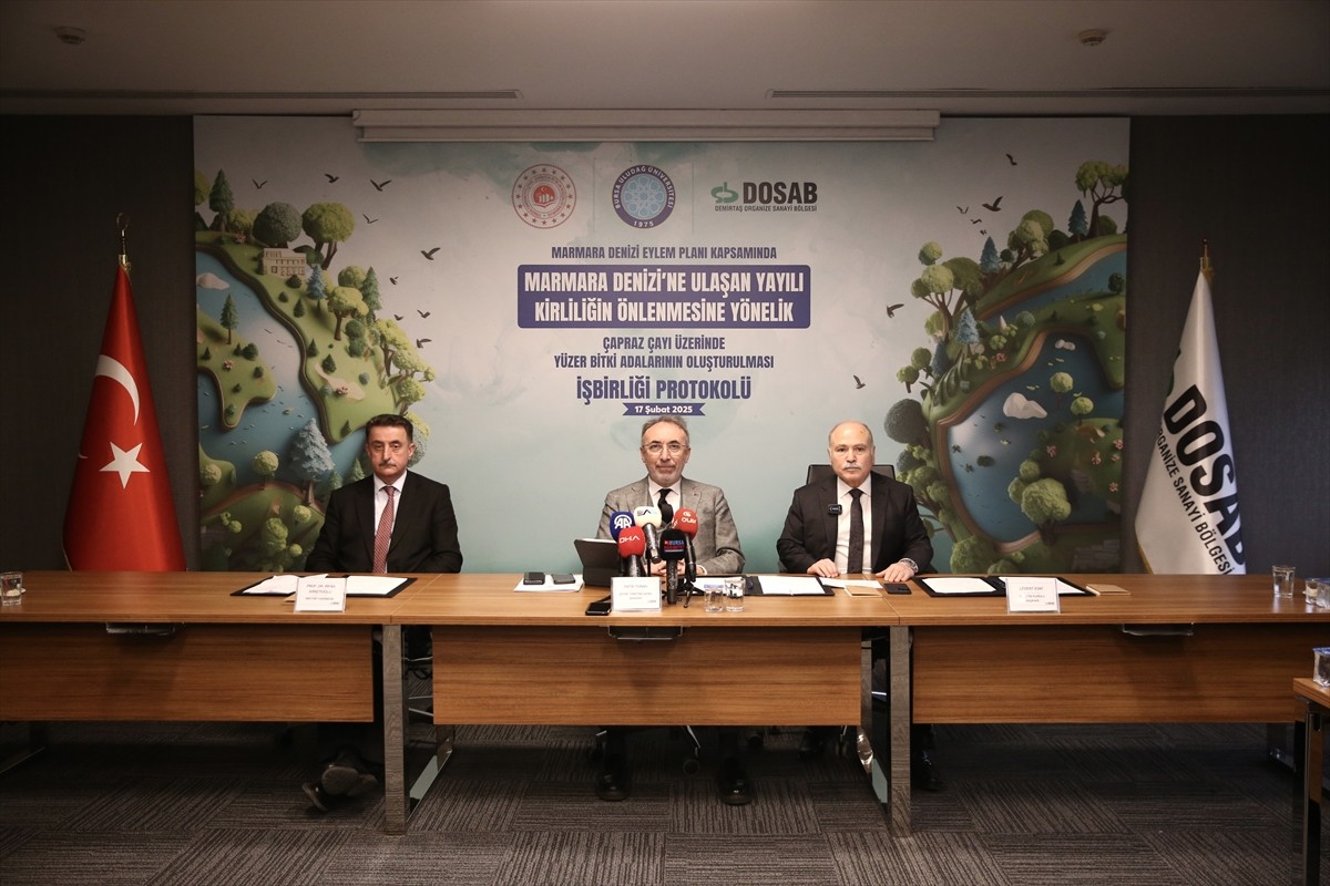 Marmara Denizi Eylem Planı kapsamında, Marmara Denizi'ndeki kirliliğin önlenmesine yönelik Bursa...