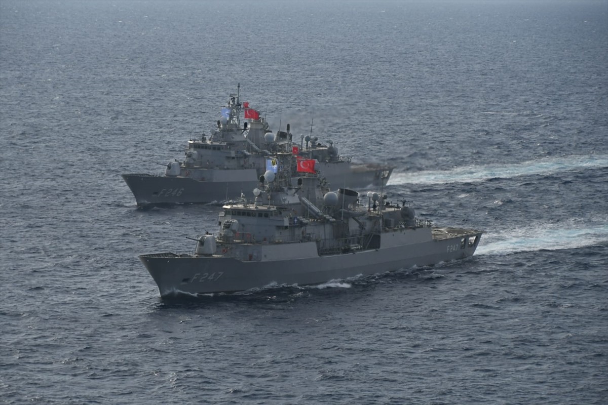 Milli Savunma Bakanlığı (MSB), NATO Daimi Deniz Görev Grubu-2 sancak gemisi görevini üstlenen TCG...