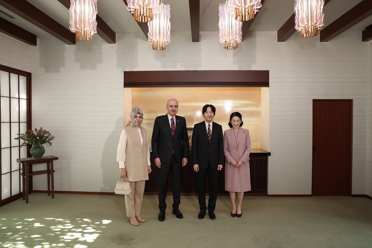 TBMM Başkanı Numan Kurtulmuş, Japonya Veliaht Prensi Akishino ile Akasaka Sarayı’nda bir araya...