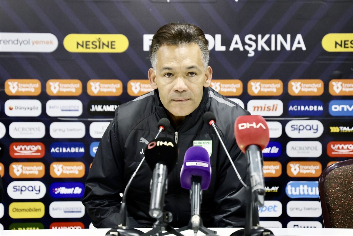 Trendyol Süper Lig'in 25. haftasında Atakaş Hatayspor'u 1-0 yenen Sipay Bodrum FK'nin teknik...