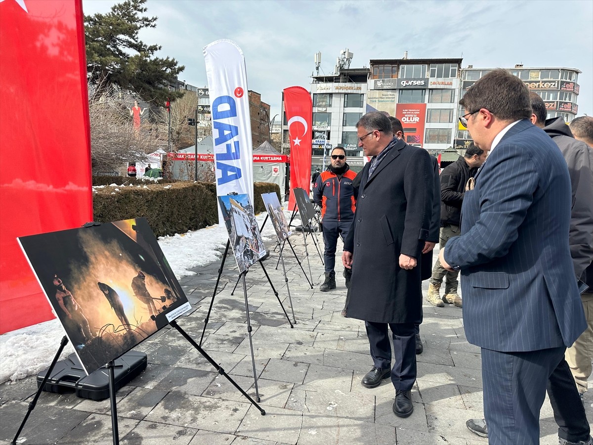 Van'da Kahramanmaraş merkezli 6 Şubat 2023'teki depremlerin ikinci yıl dönümünde program...
