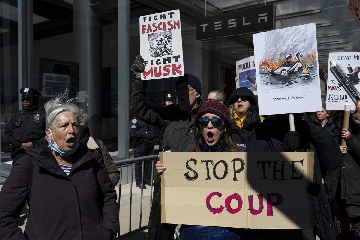 ABD'nin New York kentinde, Hükümet Verimlilik Departmanı (DOGE) başkanlığını yürüten iş insanı...