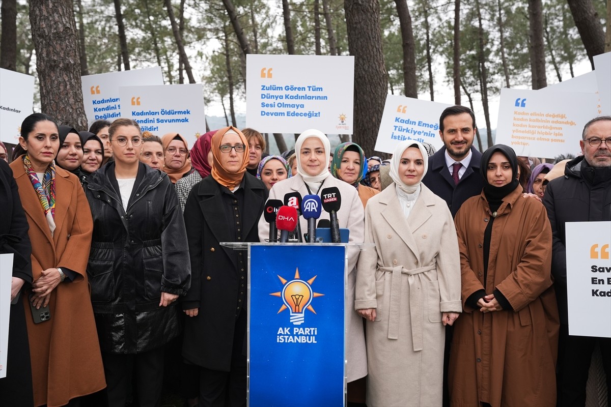 AK Parti İstanbul Kadın Kolları, 8 Mart Dünya Kadınlar Günü dolayısıyla savaş coğrafyalarında...