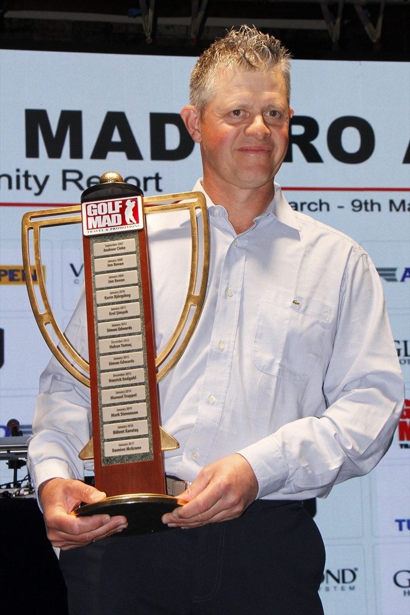 Antalya’da Golf Mad tarafından düzenlenen 31. Golf Mad Pro-Am Golf Turnuvası'nda İtalyan golfçü...