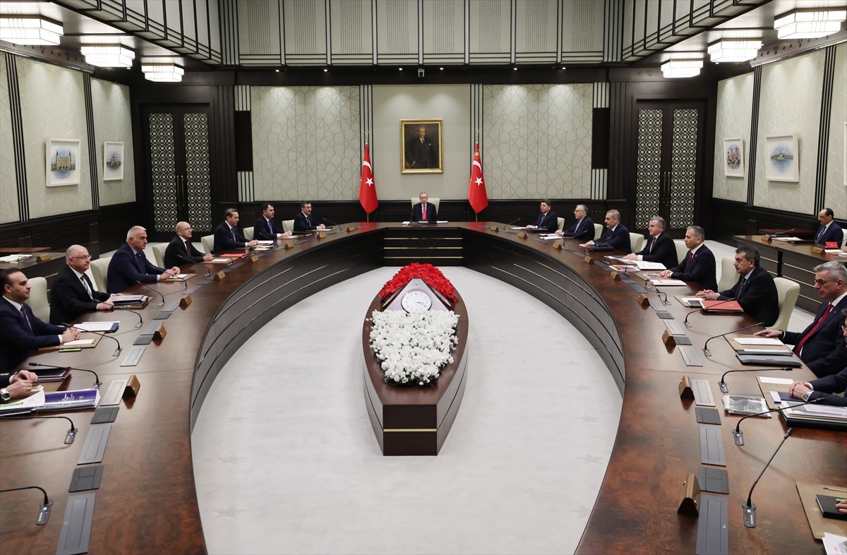 Cumhurbaşkanı Recep Tayyip Erdoğan, Cumhurbaşkanlığı Külliyesi'nde Kabine Toplantısı'na başkanlık...