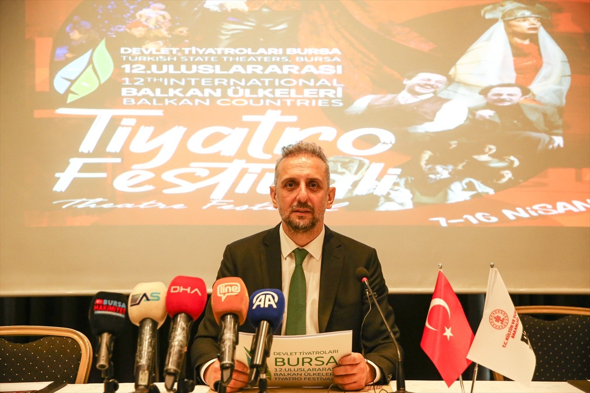 Devlet Tiyatrolarının (DT) 12. Uluslararası Balkan Ülkeleri Tiyatro Festivali'nin Bursa'da 7-16...
