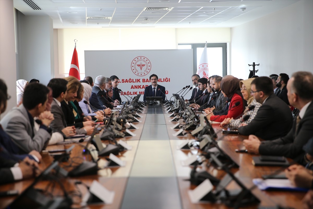 Halk Sağlığı Genel Müdürü Doç. Dr. Muhammed Emin Demirkol, Ankara İl Sağlık Müdürlüğü'nde...