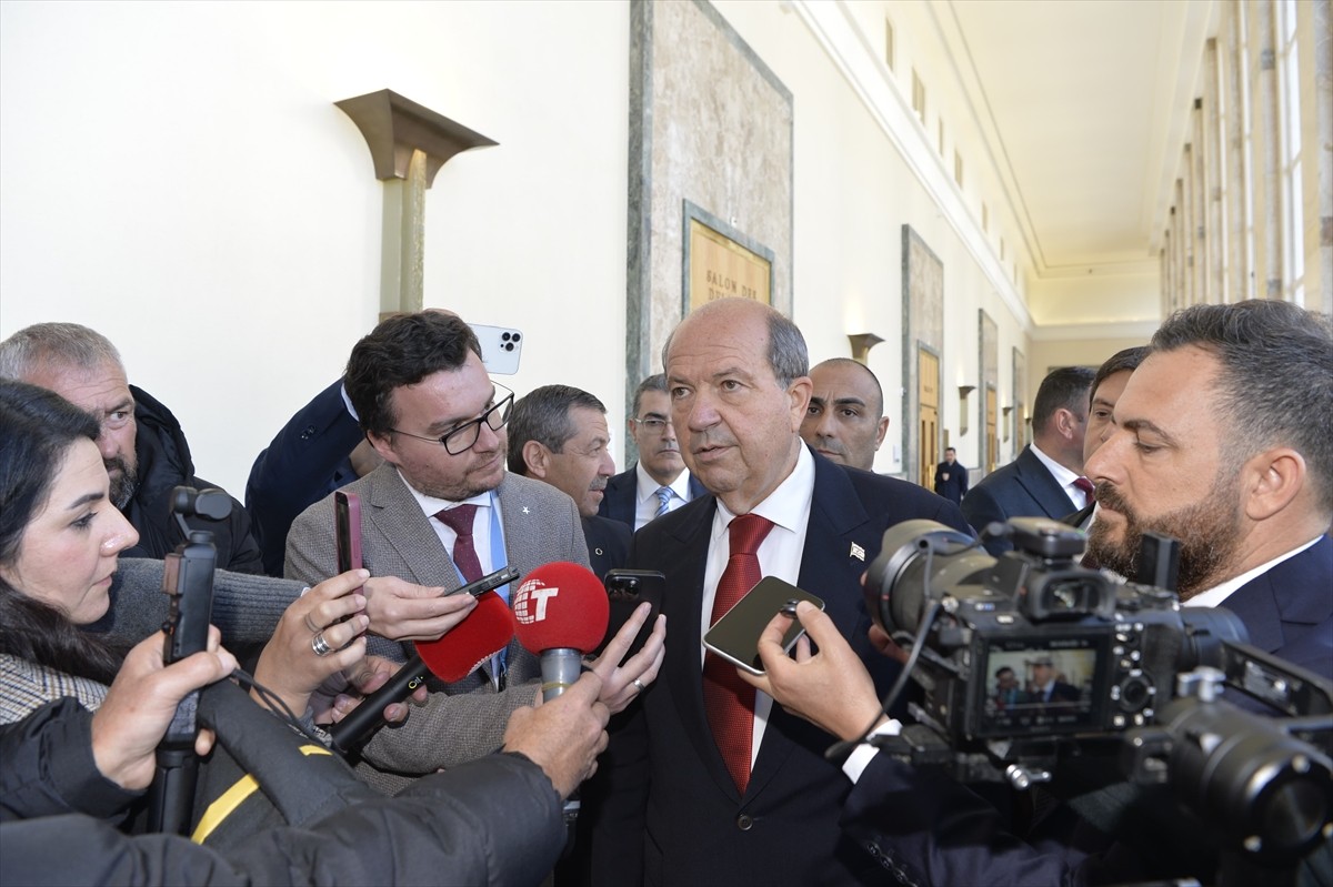 Kuzey Kıbrıs Türk Cumhuriyeti (KKTC) Cumhurbaşkanı Ersin Tatar, Cenevre'de Birleşmiş Milletler...