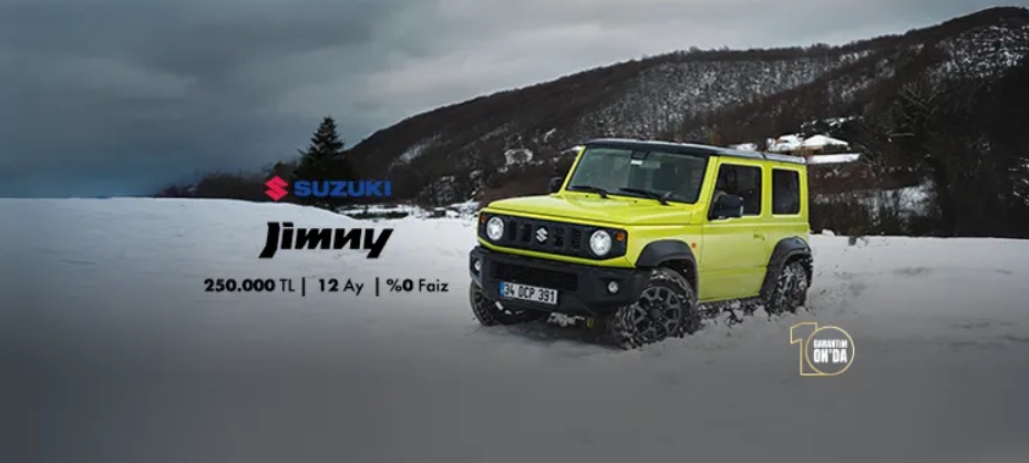 Suzuki'den 250.000 TL Faizsiz Kredi Kampanyası
