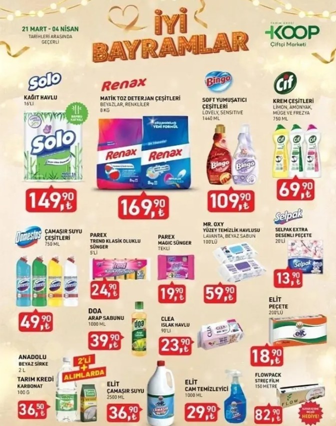 Tarım Kredi Marketleri'nde Ramazan Öncesi Dev İndirimler