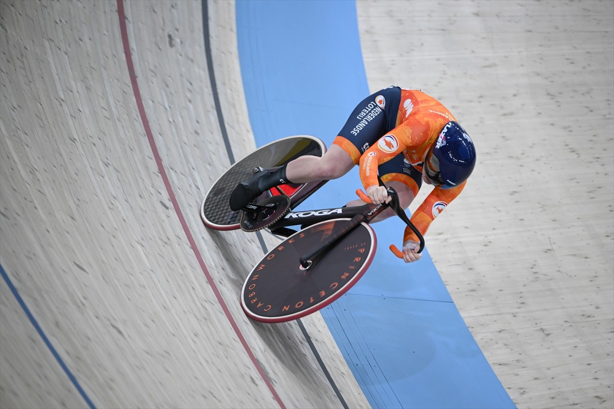 Türkiye'de ilk kez gerçekleştirilen 2025 UCI Pist Bisikleti Uluslar Kupası'nın Konya Olimpik...