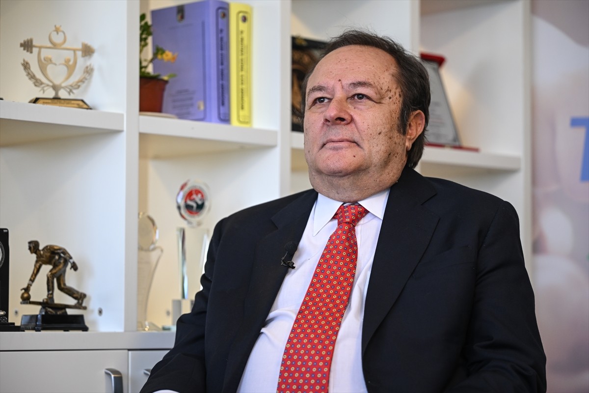 Türkiye Dopingle Mücadele Komisyonu (TDMK) Genel Direktörü Prof. Dr. Rüştü Güner, AA muhabirine...