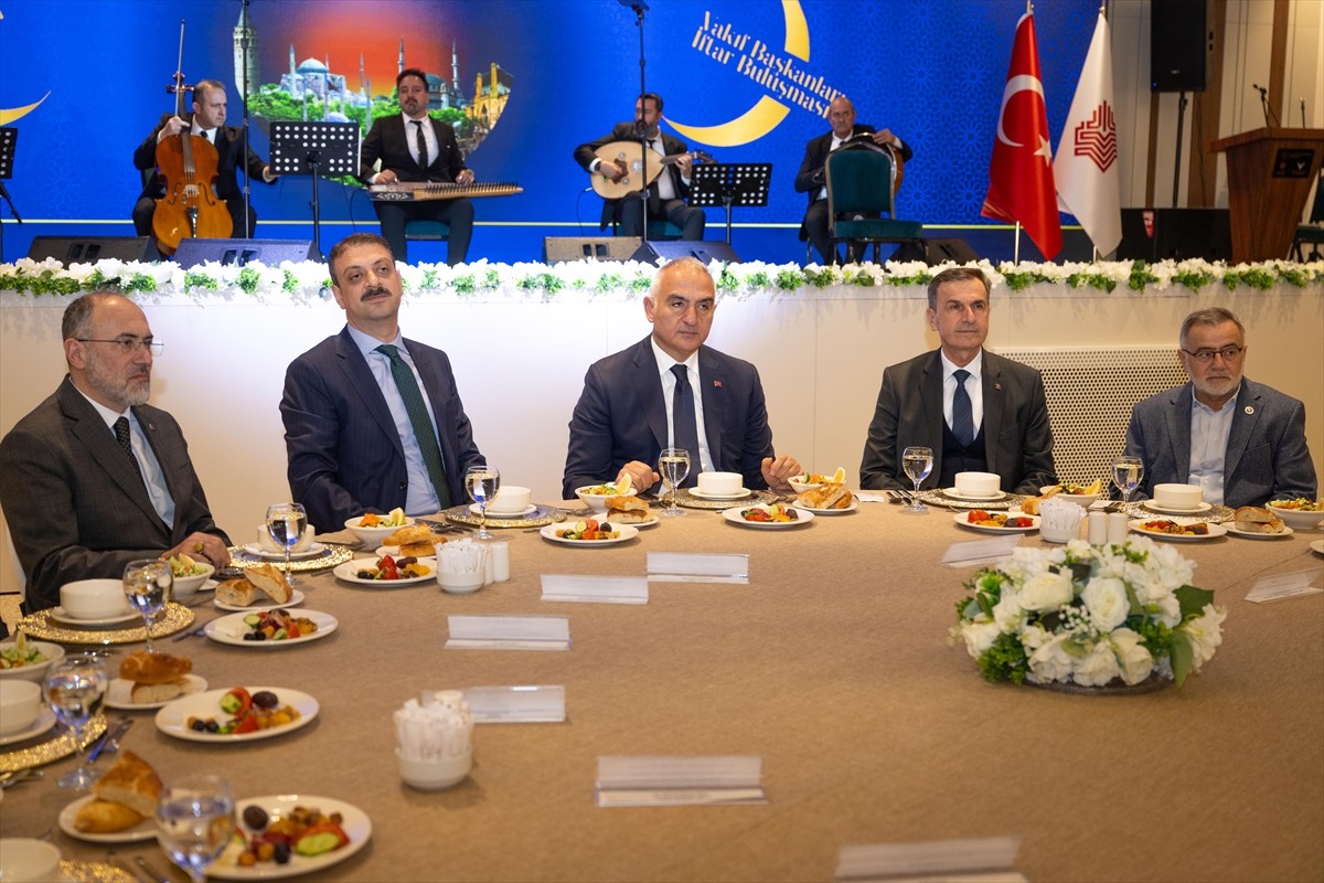 Vakıflar Genel Müdürlüğünce, Vakıf Ankara Balo ve Kongre Salonunda "Vakıf Başkanları İftar...