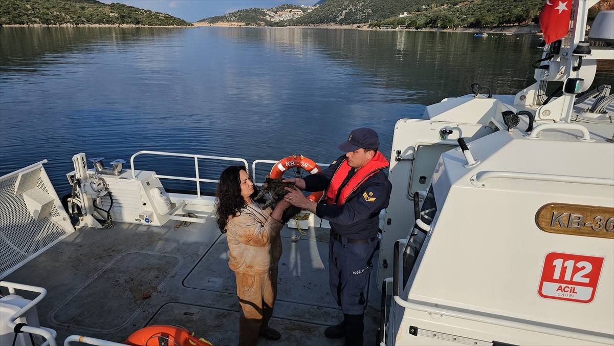 Antalya'nın Kaş ilçesi açıklarında 80 düzensiz göçmen kurtarıldı, 1 kişinin cansız bedenine...