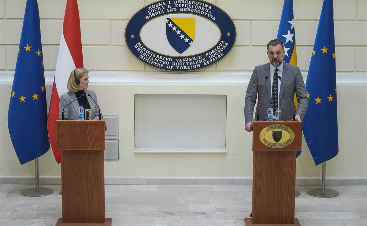 Bosna Hersek Dışişleri Bakanı Elmedin Konakovic (sağda), Bosna Hersek'e resmi ziyaret...