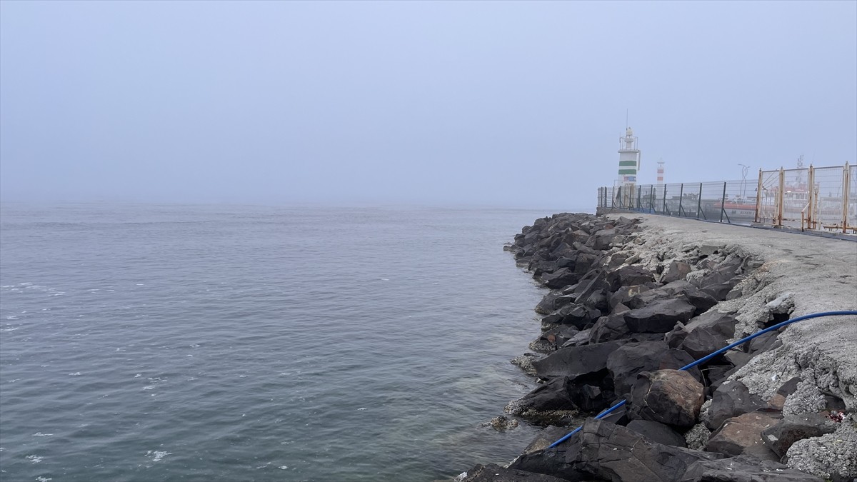 Çanakkale Boğazı'nda etkili olan yoğun sis nedeniyle çift yönlü transit gemi trafiği geçici olarak...